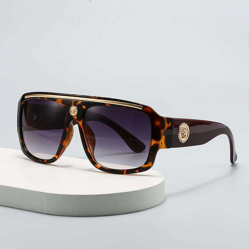Luxury Sunglasses 2026 High-End Fashion Daily 2025 European And American New Style Men Thick Fashion Trade Large Frame Sunglasses Women