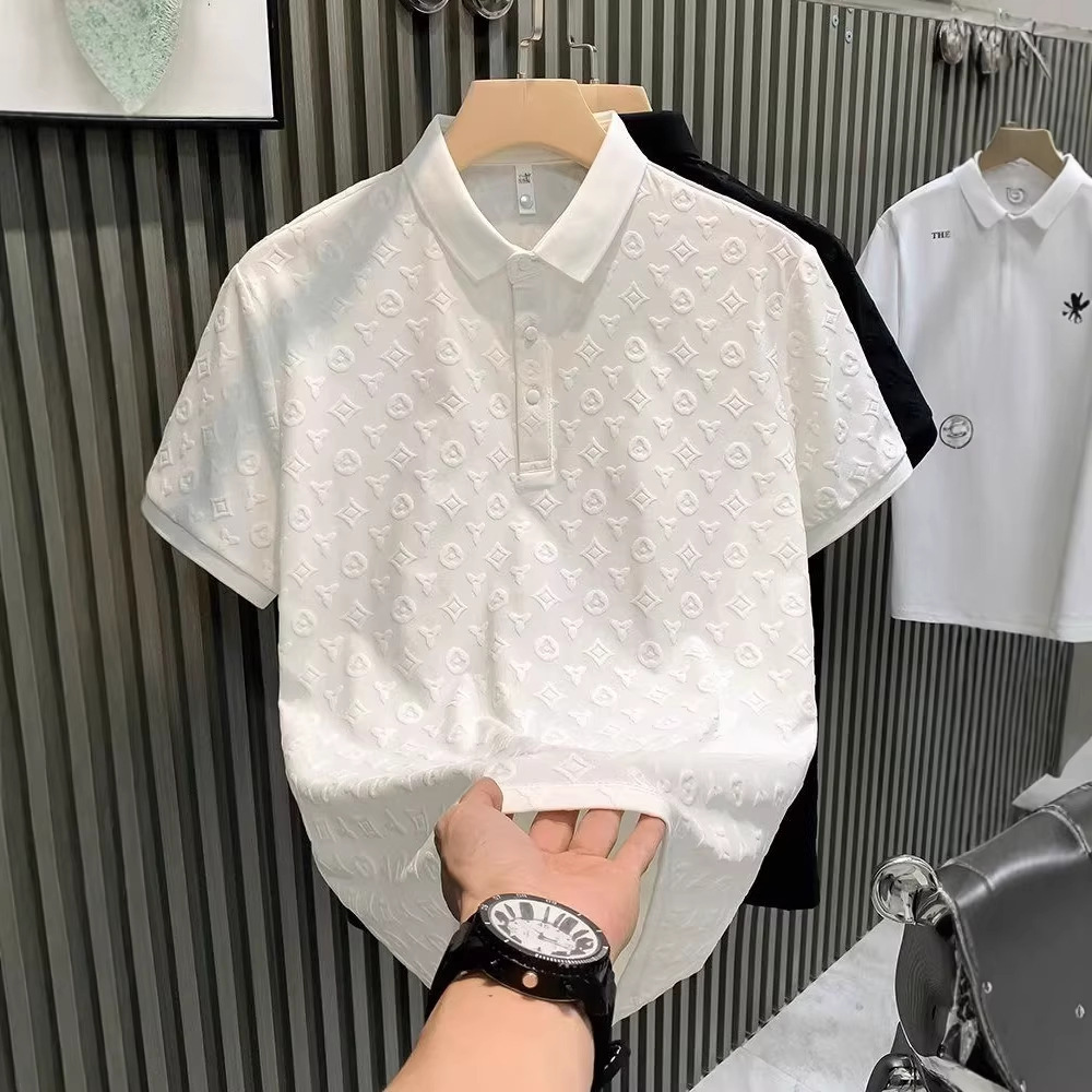 T Shirts For Men Designer Fashion Polo Shirt Y2k Polo Shirt Summer Sporty Style Breathable Tee Shirt Homme Graphic Tee Oversized Essential Clothes