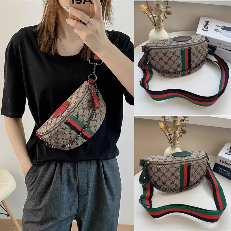 luxury bag 2026 New Fashion Casual Chest Bag for Women, Versatile Chain Top Handle Bag, Ins Viral Trendy Shoulder Crossbody Small Purse free shipping