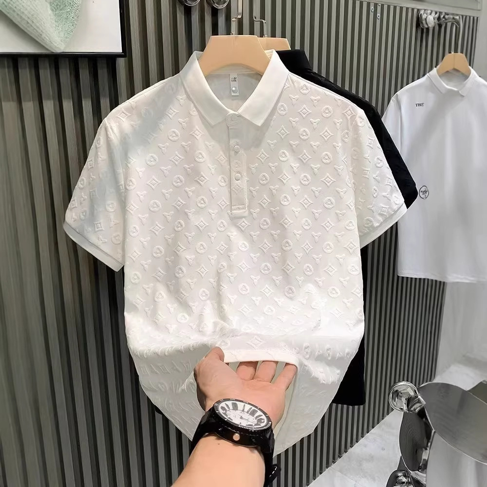 T Shirts For Men Designer Fashion Polo Shirt Y2k Polo Shirt Summer Sporty Style Breathable Tee Shirt Homme Graphic Tee Oversized Essential Clothes