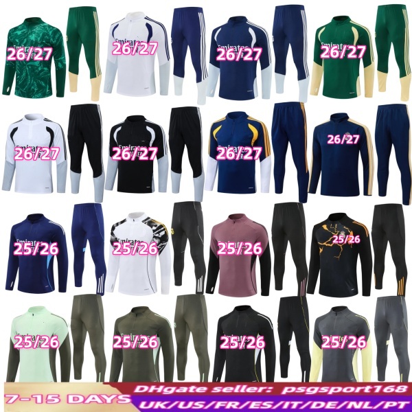 2025 2026 2027 mbappe football tracksuit 25 26 27 pulled Long BELLINGHAM VINI JR Sleeves training suit jogging kits Men kids chandal futbol survetement