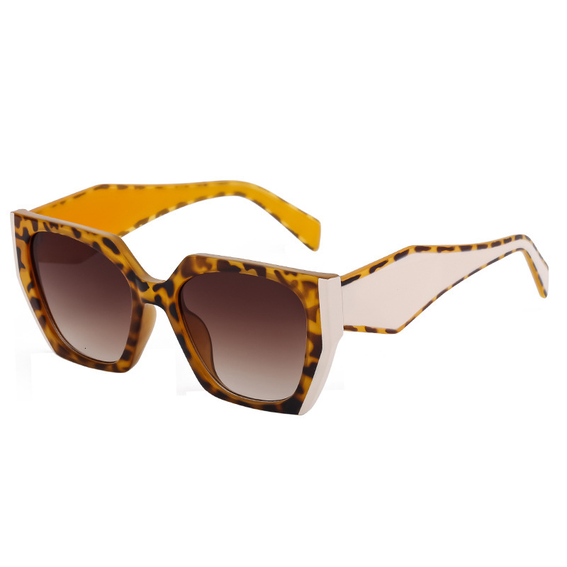 Designer Sunglasses Luxury New Fashion Cat Eye Wide Leg Women's Sunglasses High End Ins Style Full Frame Outdoor Cycling UV Protective Glasses Me