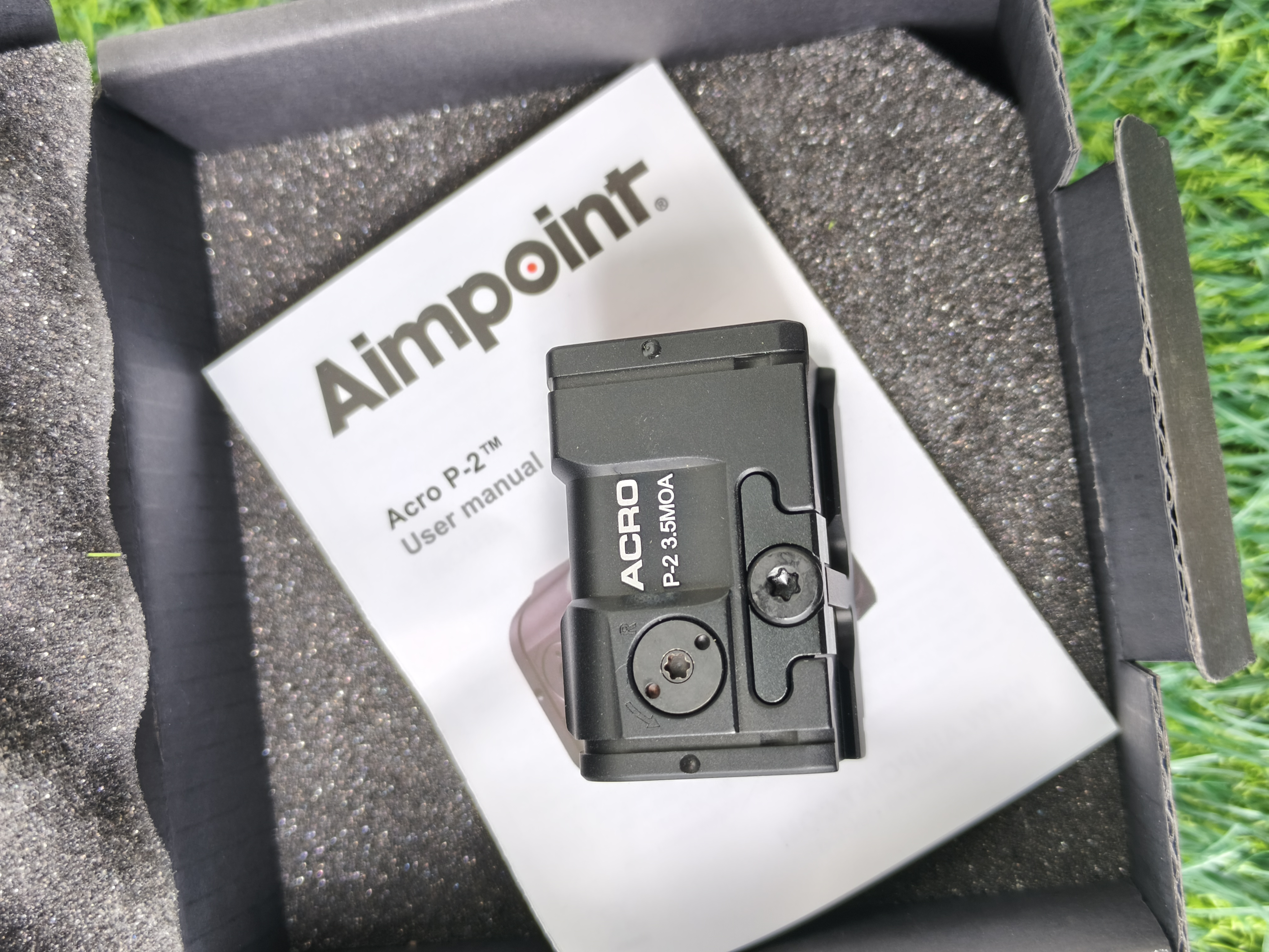 ACRO P2 Enclosed Red Dot Sight - Holds 9mm & 5.56 - USA Shipping w/ Original Box - view 7