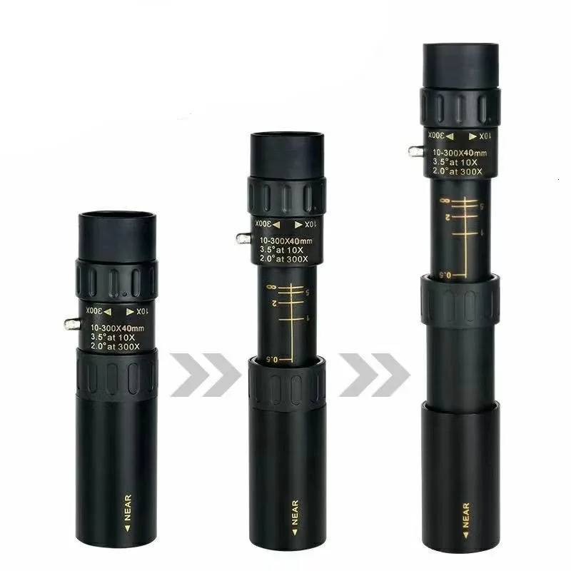 10300x40 Zoom Telescope HD 4K Portable Strong Binoculars Long Range Professional Monocular BAK4Prisms For Hunting Camping 260506