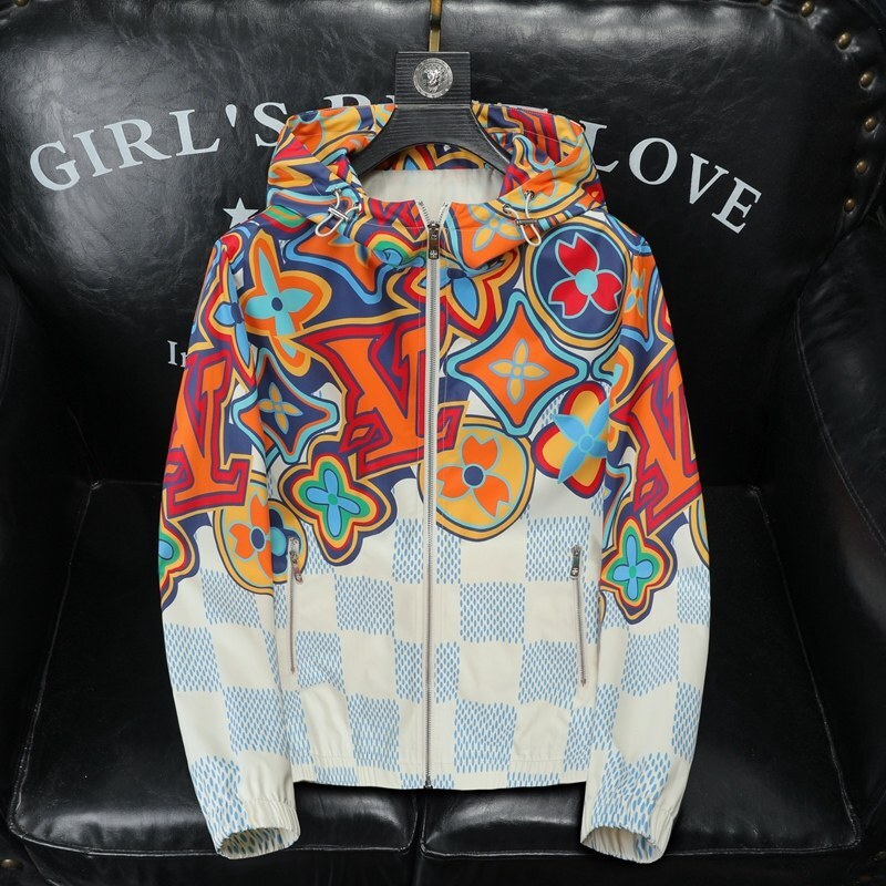 Luxury High-Street Hooded 2026 Spring/Autumn European Collection New Model Directly from Manufacturer Men's Jacket