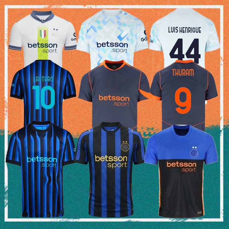 INTER MAGLIA GARA 25/26/27 LAUTARO BARELLA soccer jersey 2025 ZIELINSKI THURAM DIMARCO DE VRIJ Football shirt MILANS FRATTESI DUMFRIES CALHANOGLU kids kit uniform