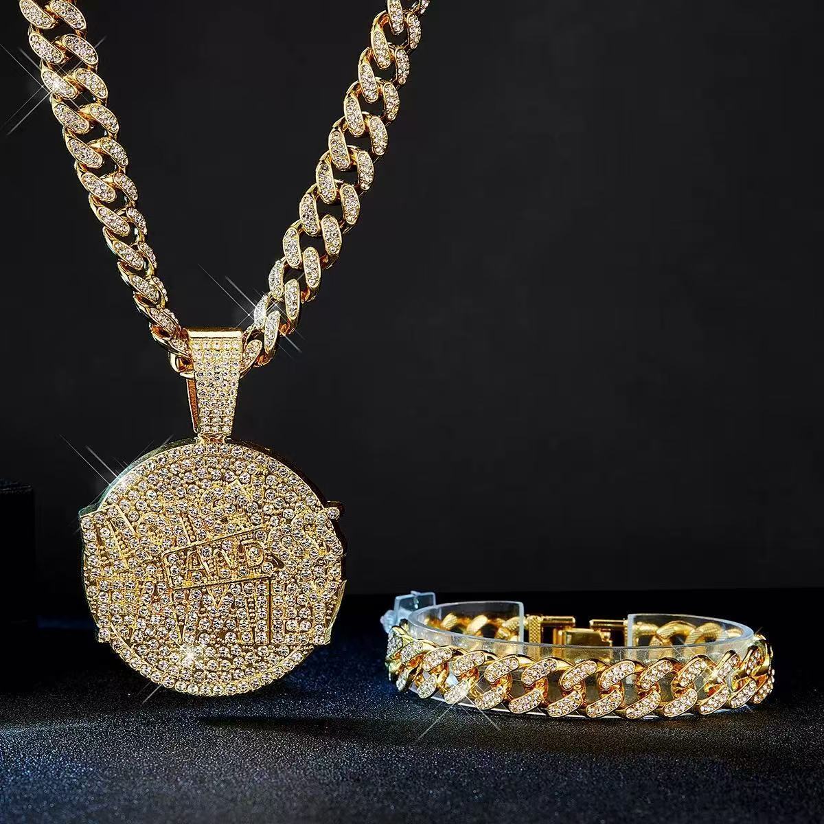 Hip Hop Pendant Passed Diamond Test Iced Out VVS Moissanite 925 Silver Custom Moissanite Pendant