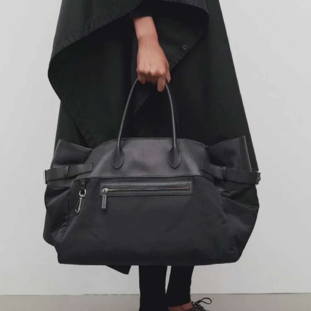 Margaurx Tote Commuter Nylon Canvas With Leather Accents Large Capacity Suitable For Storing Computers Handbag Shoulder Bag SENYY