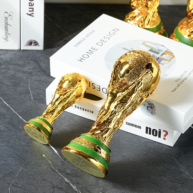 2026 World Cup Trophy Replica, Full-Size Resin World Cup Model, Gold-Plated Soccer
