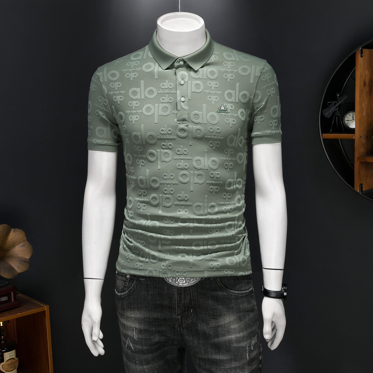 2026 Summer Best-Selling POLO Shirt European Style Embroidered Turn-Down Collar Short-Sleeve T-Shirt Men's Apparel Wholesale