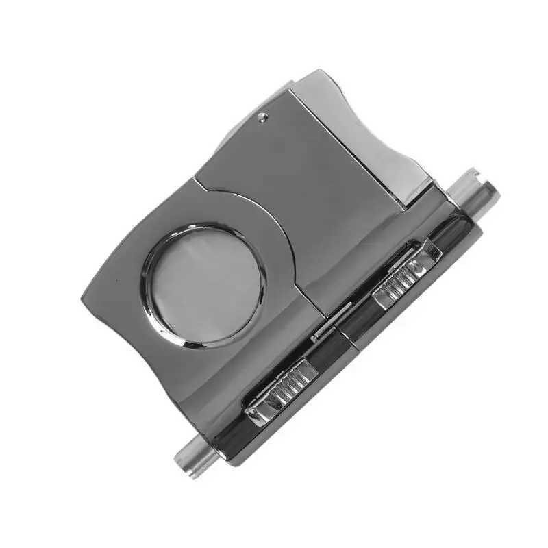 Multi-functional Cigar Cutter Guillotine With 6mm 8mm Cigar Punch Puncher Stainless Steel Cigar Smoking Accessories Gift For MenT260508