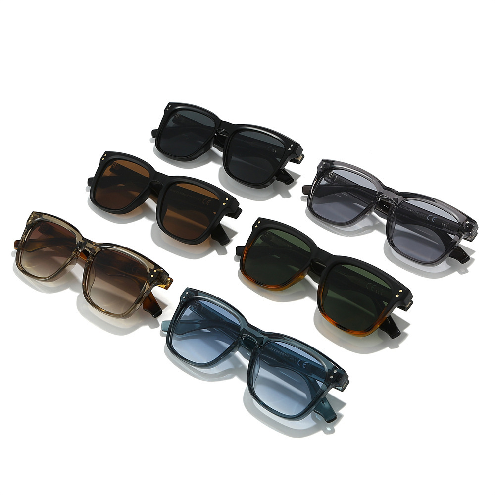 High Quality 98109 Hot-Selling Simple High-End Feel Women's Export Model UV Protection Big Brand Same Style Sunglasses
