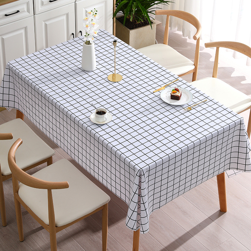 YL-38611 Custom Multi-Color Pattern PVC Tablecloth - Waterproof, Oil-proof, Heat-resistant, Wash-free