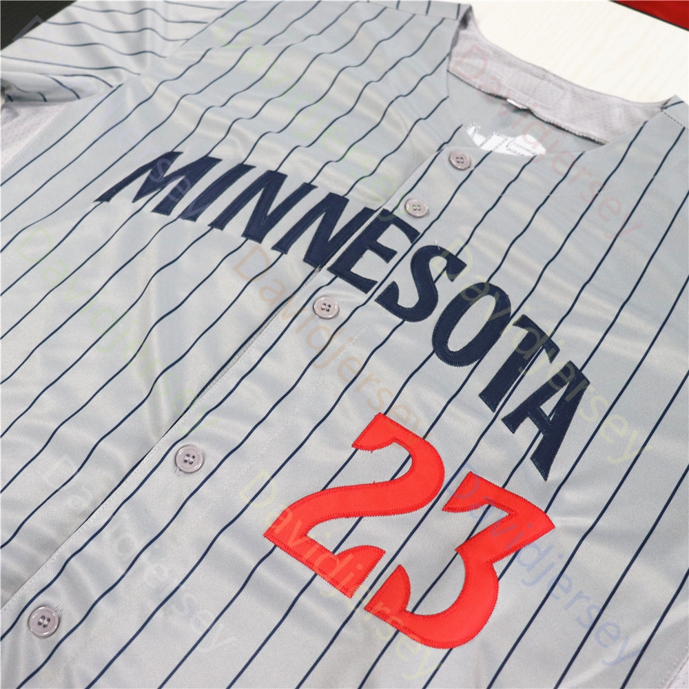 MinnesotaS Twins Baseball Jersey Walker Jenkins Byron Buxton Royce Lewis Kirby Puckett Taj Bradley Mick Abel Ryan Jeffers Bailey Ober Lee Ryan Hendrik