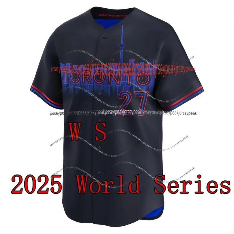 Torontos 2026 50th Anniversary Blue Baseball Jasy jersey Je Carter 27 Vladimir Guerrer Jr. Kazuma Okamoto 4 Gerge Springer 30 Kirk 39 Trey Yesavage 22