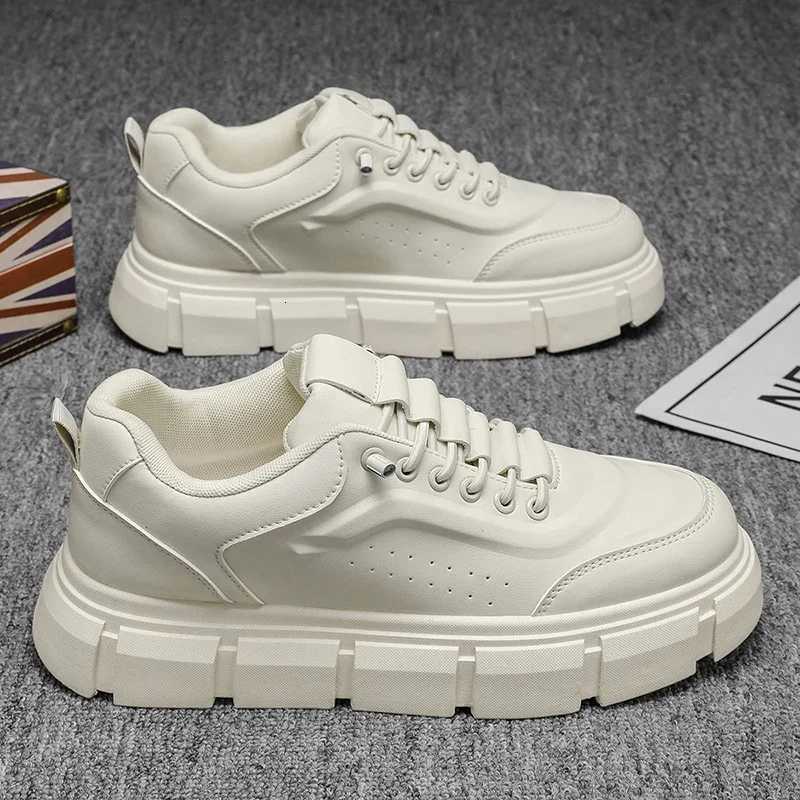 New Casual Shoes for Men 2025 Mens Oxford Shoes Leather Shoes Fashion Breathable Sneakers Handmade Platform Boot H260507 - view 7
