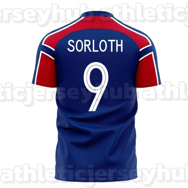 Erling Braut Haaland Norway 2026 Soccer Jersey Custom Casual Wear Larsen Nusa Bobb Berge Ryerson Sorloth Ajer