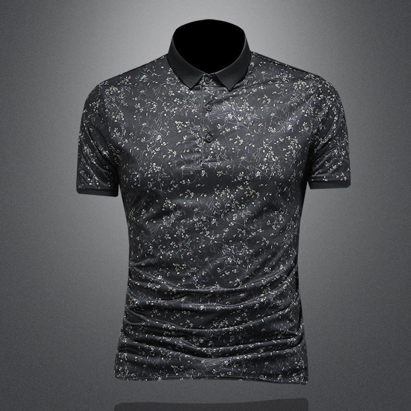 Luxury Embroidered Round Neck Short Sleeve T-Shirt 2026 Summer New Style Simple Versatile Loose Fit Men's Fashion Tee