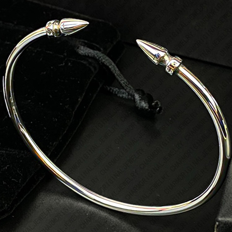 Bracelet Designer Bracelet Stainless Steel Double Bullet Head Open Cuff Designer for Women Luxury Jewlery Free Shipping Buy One Get One Free