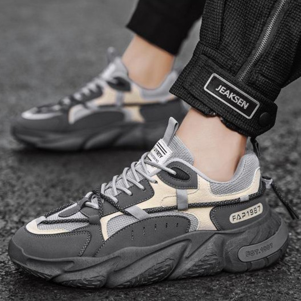 New Spring Men's National Sports Running Casual Versatile Odor-resistant Breathable Height-increasing Dad Sneakers Ins Trend Shoes daily outfit - view 8