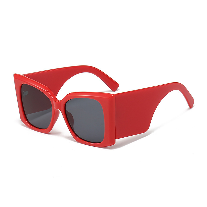 2026 New Style Fashion Sunglasses By Designer - Wide Frame Eyeglass Lids Street Style Sunglasses For Women Beach And Outdoor Uv-protective Sunglasses