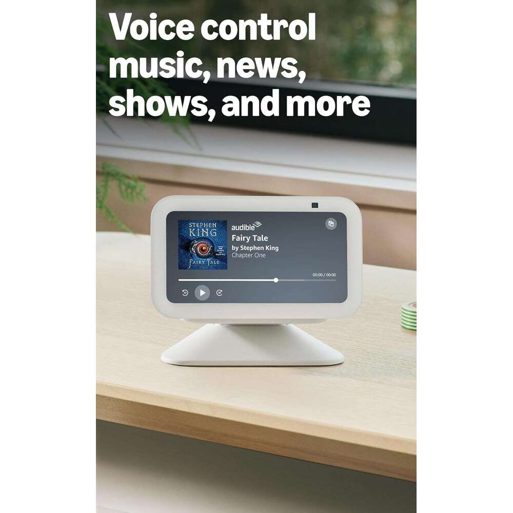 Amazon Echo Show 5 (Newest Model) Smart Display Designed For Alexa+ 2X The Bass And Clearer Sound Charcoal