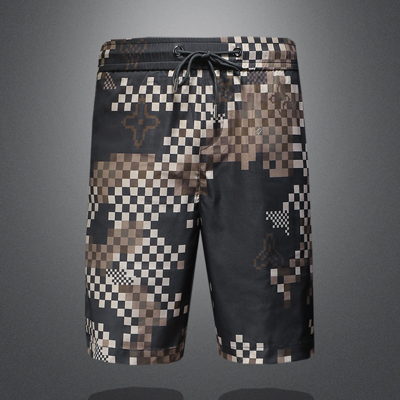 High-end quality! 2026 summer new men's thin-strap casual shorts, mid-length pants in the same style as famous brands, European
