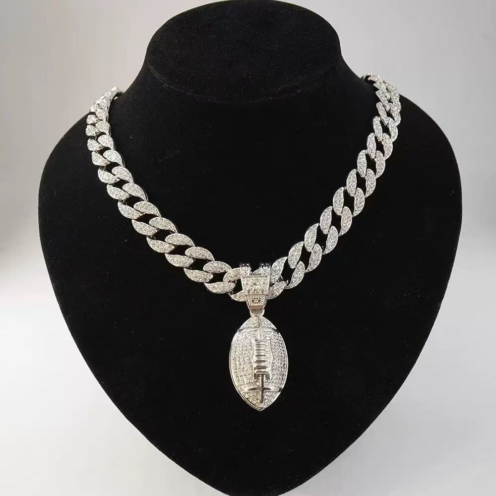 Hip Hop Pendant Passed Diamond Test Iced Out VVS Moissanite 925 Silver Custom Moissanite Pendant