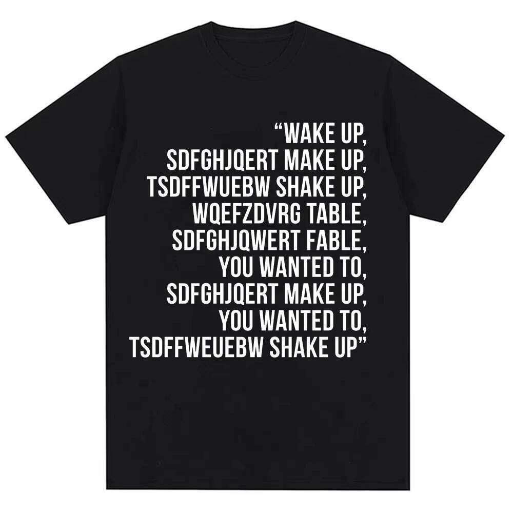 Wake Up System of A Down Chop Suey Men Women Fashion Rock Band Hip Hop Vintage T-shirt Oversized Casual Cotton T Shirts 26L0508