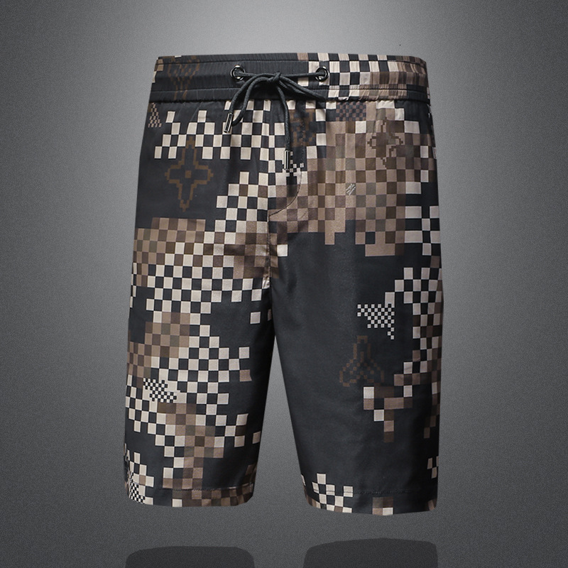High-end quality! 2026 summer new men's thin-strap casual shorts, mid-length pants in the same style as famous brands, European