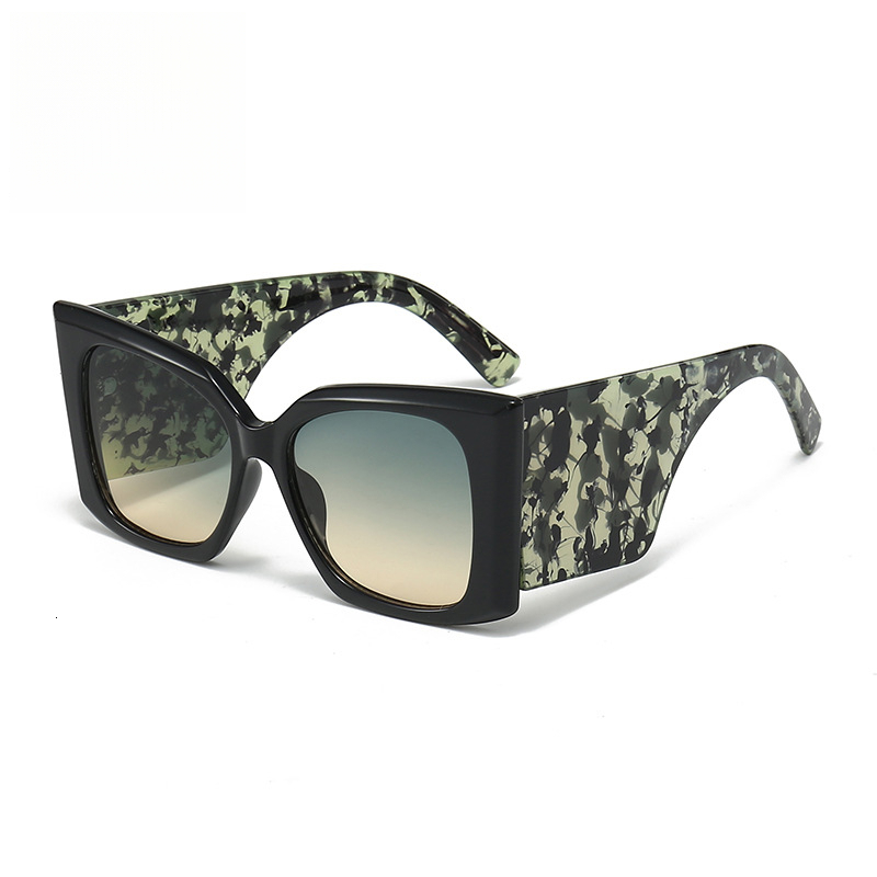 2026 New Style Fashion Sunglasses By Designer - Wide Frame Eyeglass Lids Street Style Sunglasses For Women Beach And Outdoor Uv-protective Sunglasses