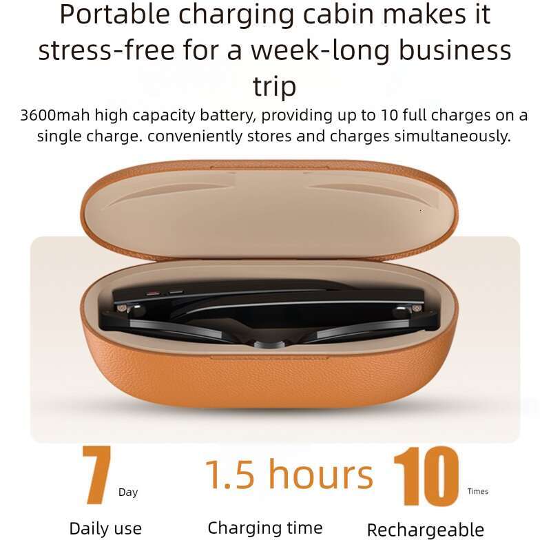 Famous Brand New Smart AI Charging Compartment Dual Core Architecture Patent Design Comfortable To Wear HD Photography Glasses CKS