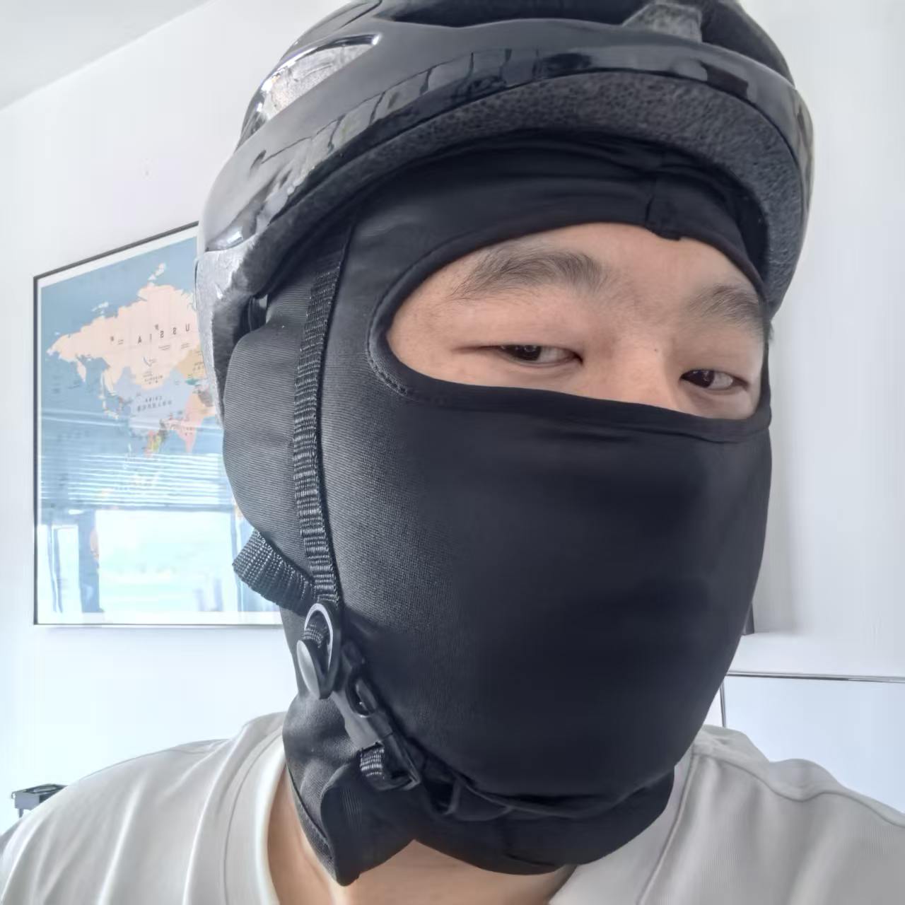 Customizable logo riding mask high quality Balaclava hat windproof and sunproof breathable full-face ski mask motorcycle hood manufacturer wholesaler