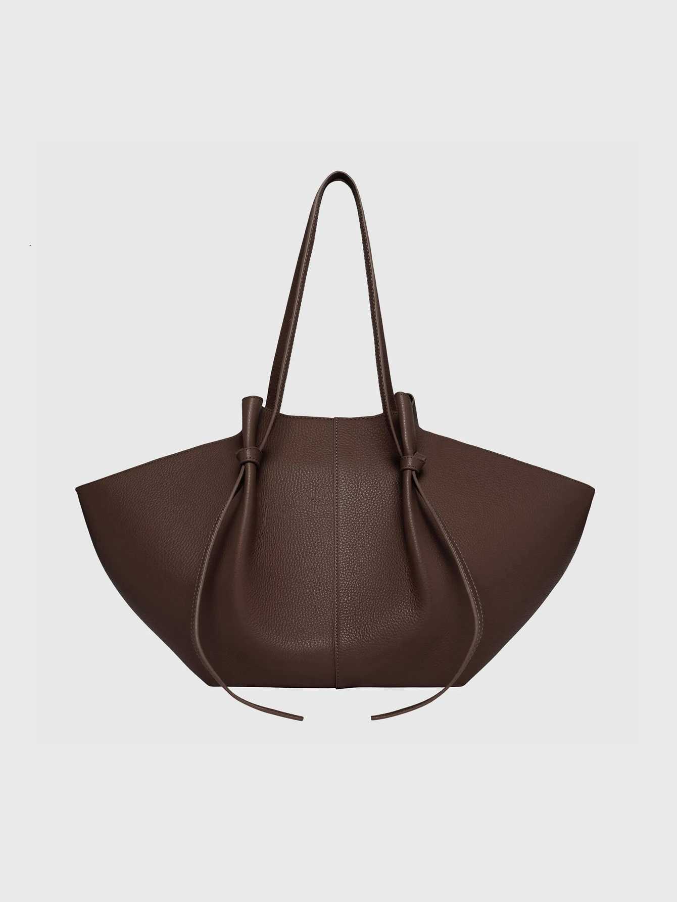 Designer Ladies single-shoder handbag high-end large-capacity PU leather underarm tote bag wing bagJ260508