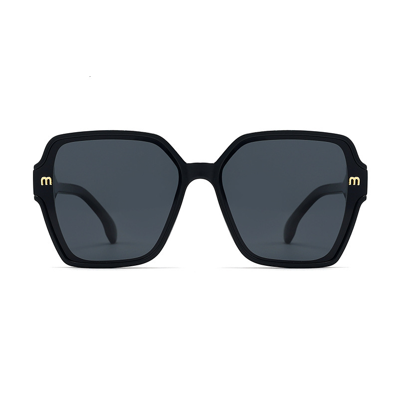 2026 New Designers Square Large Frame Women's Luxury Sun Glasses With Shallow Polarized UV Protection - European Style Beach Travel Sunglasses Wh
