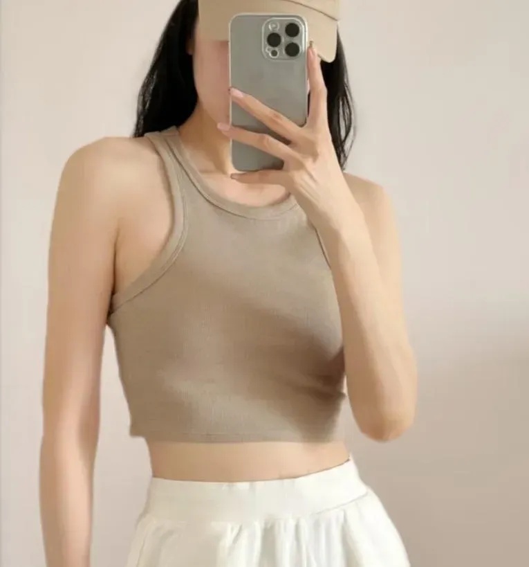 New Arrival Gravel Designer Womens Yoga Outfits Tank Top Woman Fitness High-Waisted Elastic Waist Slimming Quick-Dry Anti-glare Comfortable Breathable