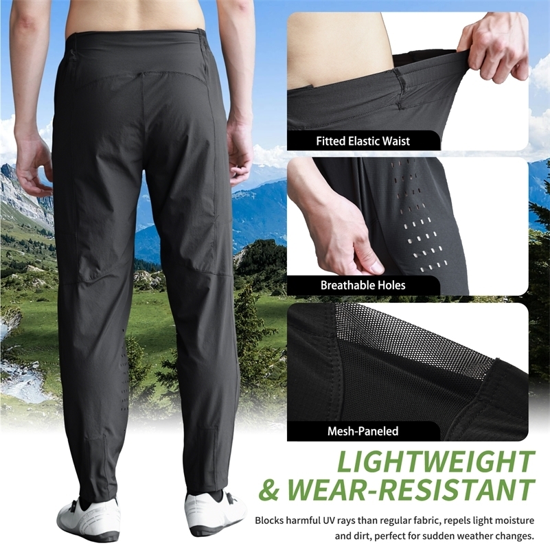 WOSAWE Cycling Pants Spring Summer Quick Drying Sports Pants Women Mens Pants MTB Road Bike Pants Breathable Bicycle Trousers 260429