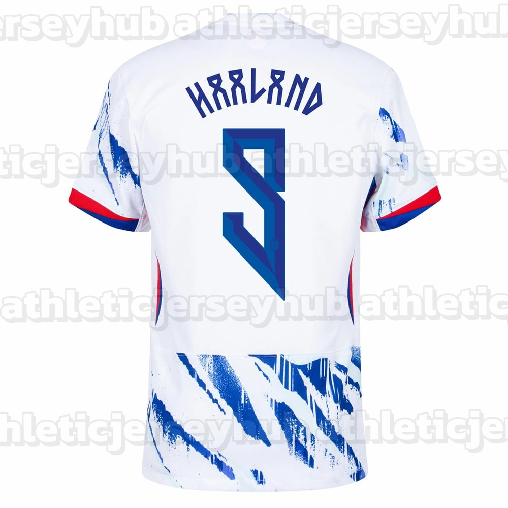 Erling Braut Haaland Norway 2026 Soccer Jersey Custom Casual Wear Larsen Nusa Bobb Berge Ryerson Sorloth Ajer