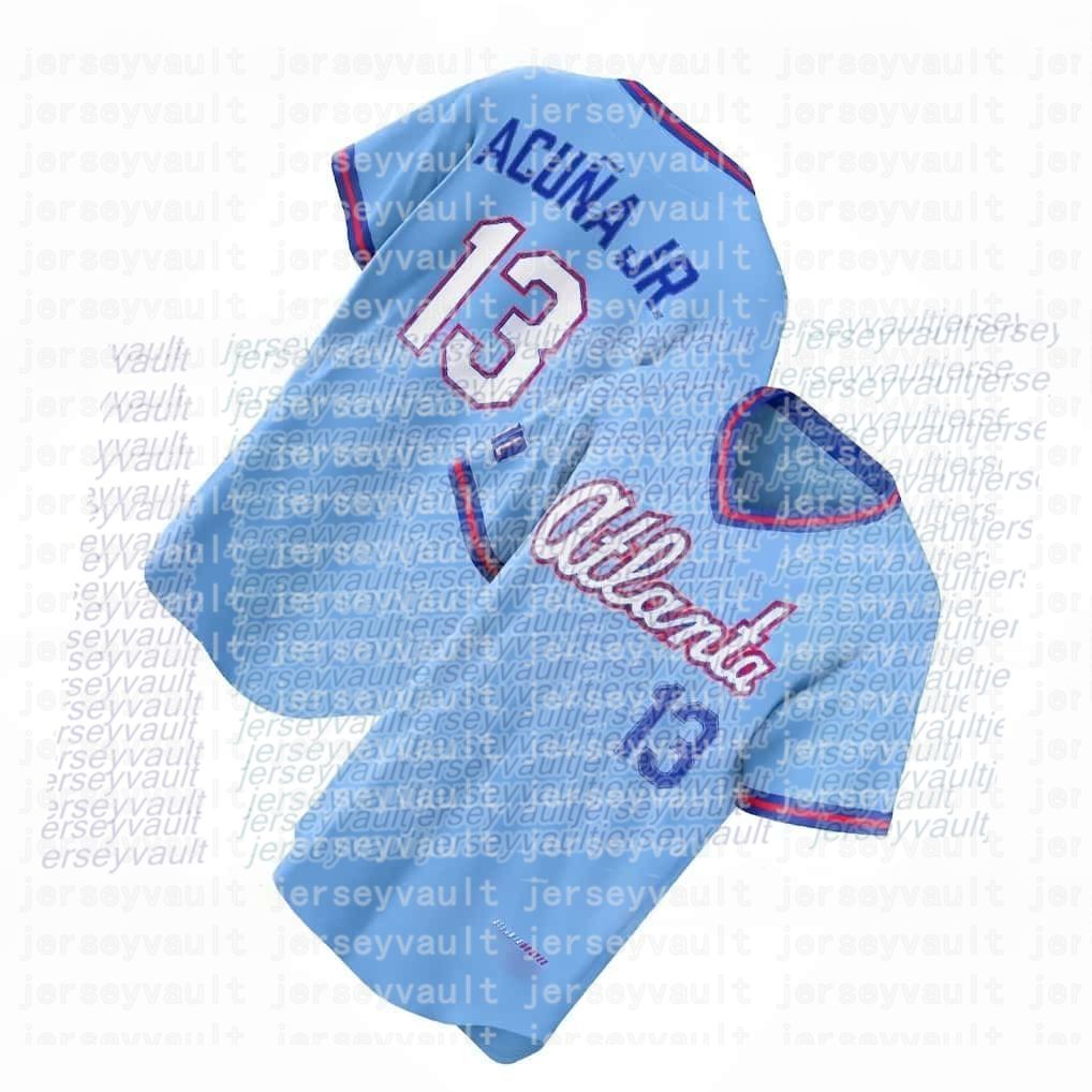 Braves 2026 City Connect Baseball jersey Ronald Acuna Jr. Matt Olson Ozzie Albies Austin Riley Marcell Ozuna Chris Sale Michael Harris II Travis d