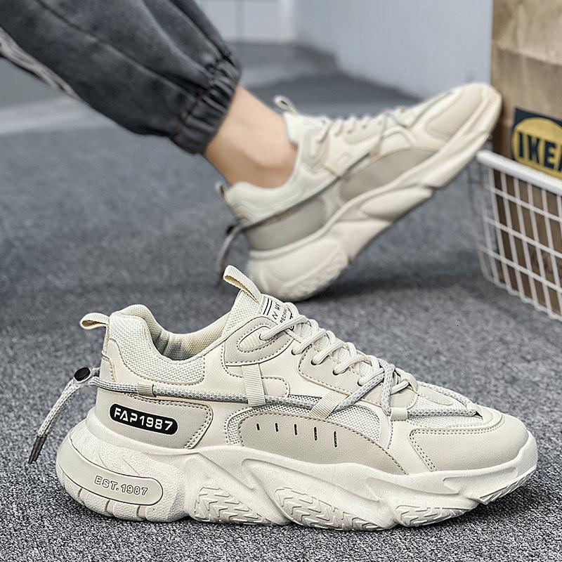 New Spring Men's National Sports Running Casual Versatile Odor-resistant Breathable Height-increasing Dad Sneakers Ins Trend Shoes daily outfit - view 6