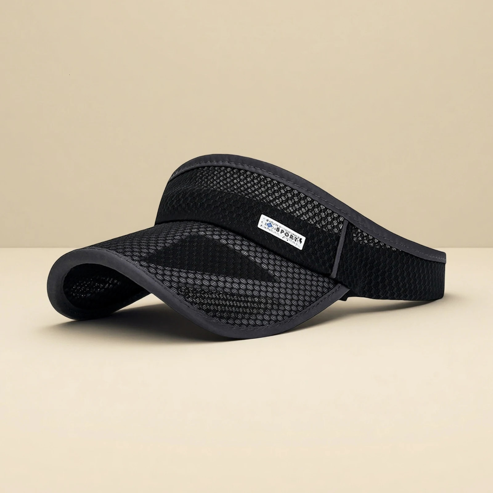 Breathable Mesh Sun Visor for Men Women - Quick Dry Sports Empty Top Hat for Running Golf Tennis 260508
