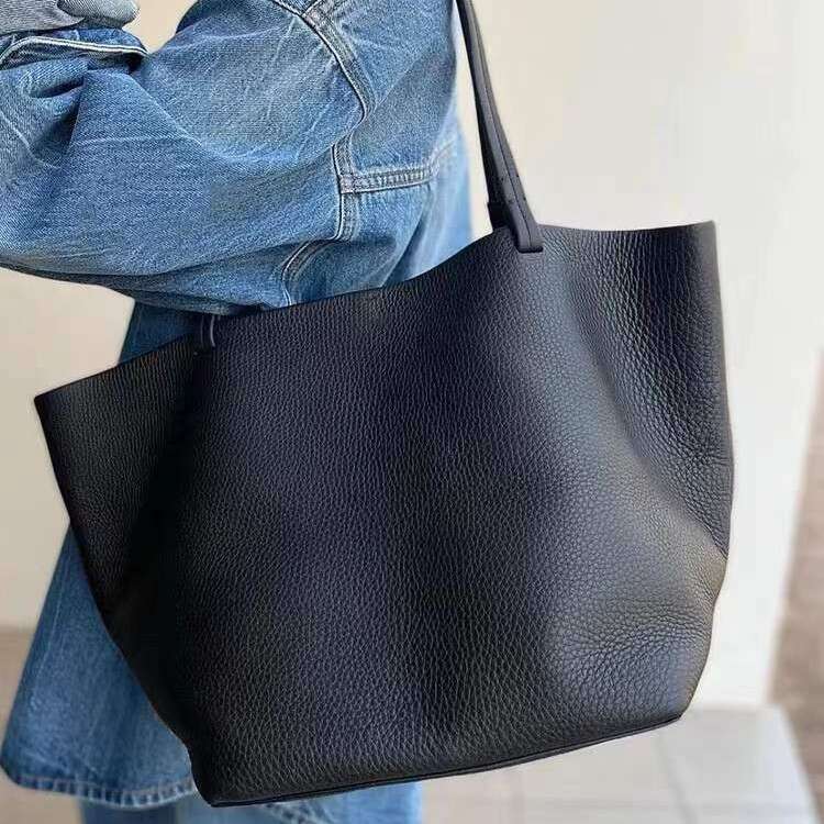Cross Border Bestseller Row Home Park Tote Shoulder Bag Made Of Top Layer Cowhide Versatile And Large Capacity Underarm SENYY