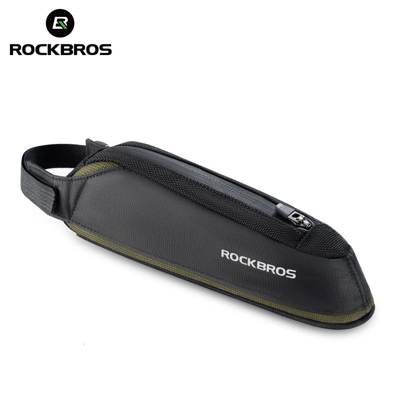 ROCKBROS Bike Bag Portable Bike Top Tube Frame Bag Nylon MTB Road Phone Tool Bag Reflective Ultralight Bicycle Pannier Accessory 260508