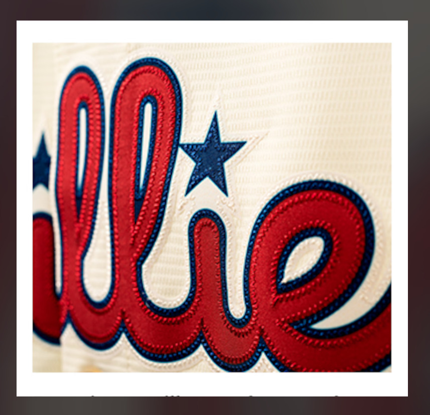 Trea Turner Phillies jersey Baseball Jerseys Bryce Harper Aaron Nola Nick Castellanos Kyle Schwarber Zack Wheeler Alec Bohm Stott Rojas Marsh Walker c