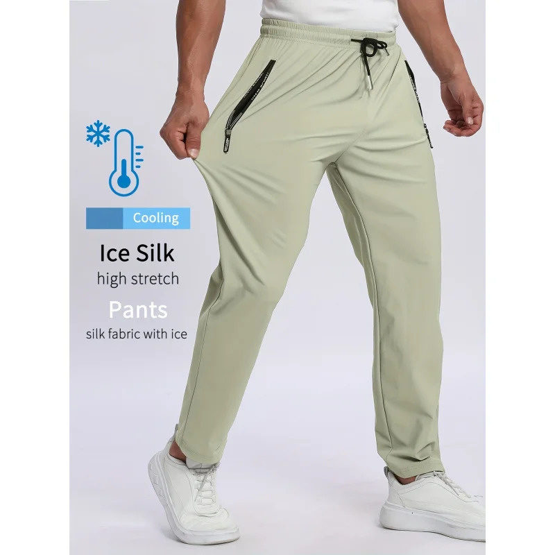 Pants Gym Man Men Gift Dry And Breathable Mens Sports Trousers Sweatpants Summer Moisture-Wicking Fishing Baggy Football 260430