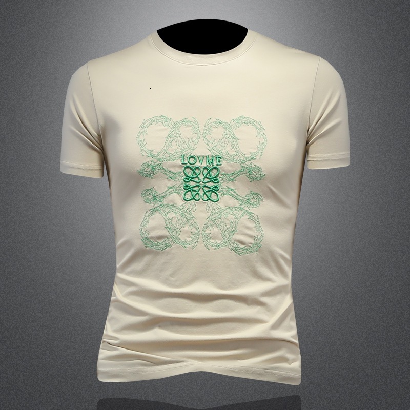 Men's Short T-Shirt 2026 Summer New European Style Round Neck Half Sleeve Factory Direct Sale Multi-Color Base Shirt T