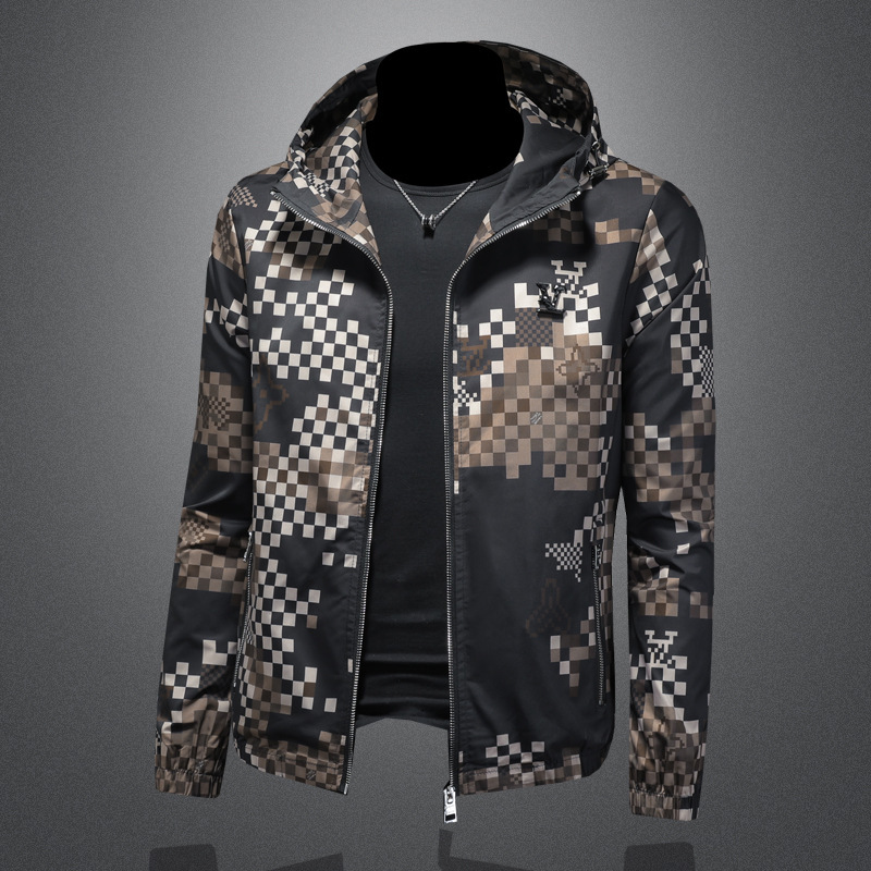 Coat European Fashion Hooded Jacket 2026 Autumn New Model Factory Direct Sale Hot-Selling Men's Clothing
