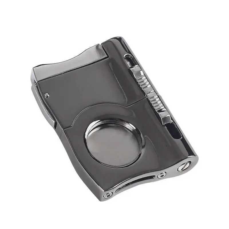 Multi-functional Cigar Cutter Guillotine With 6mm 8mm Cigar Punch Puncher Stainless Steel Cigar Smoking Accessories Gift For MenT260508