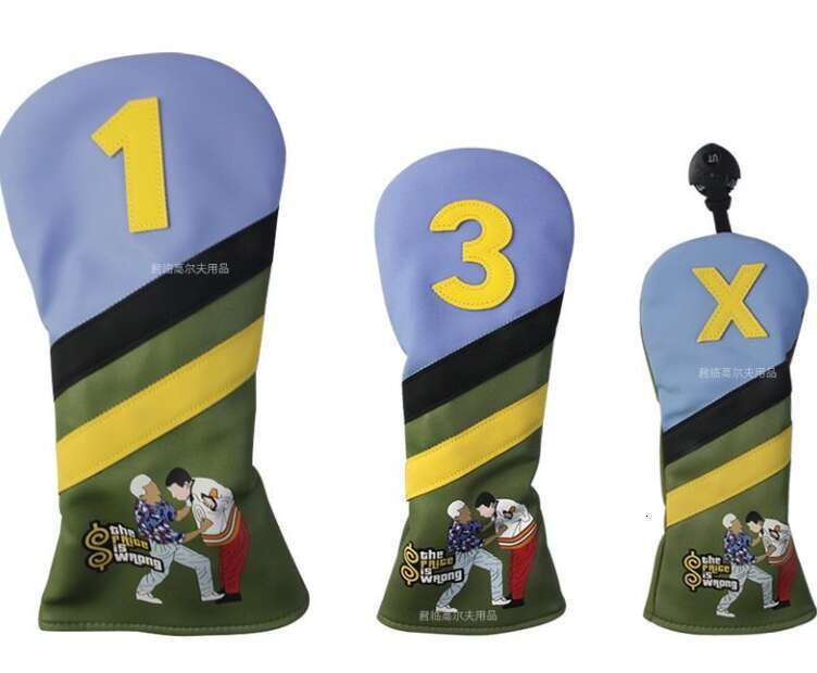 Happy Gilmore Club Headcover for Drivers Fairway Woods and Mallet Blade Putter Funny club cover 26Y0309