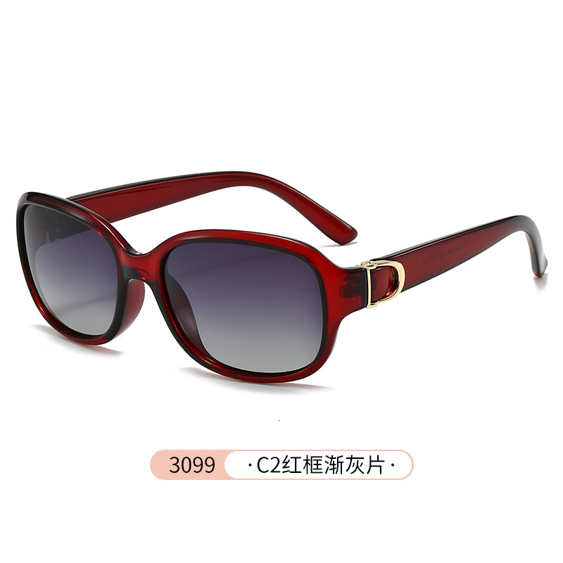 Luxury brands designer Polarized Oval Sunglasses Women Retro Gradient Fashion Streetwear Celebrity Outdoor Eyewear Elegant Runway Chic Style